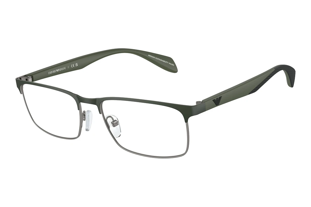Emporio Armani   EA1149 3367 Matte Gunmetal/Green