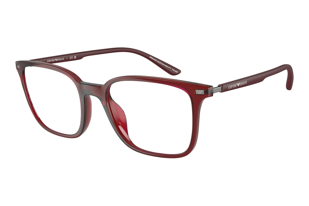 Emporio Armani   EA3242U 6109 Shiny Transparent Bordeaux