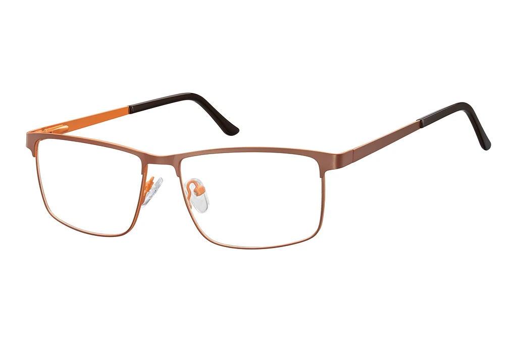 Fraymz   910 E Matt Dark Brown-Orange
