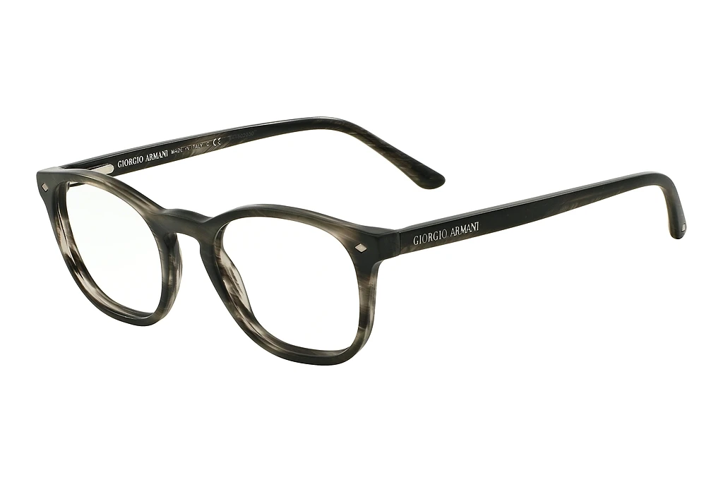 Giorgio Armani   AR7074 5403 Striped Matte Grey