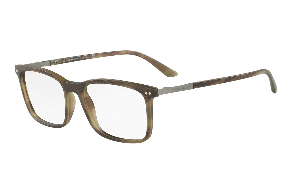 Giorgio Armani   AR7122 5587 Matte Striped Olive