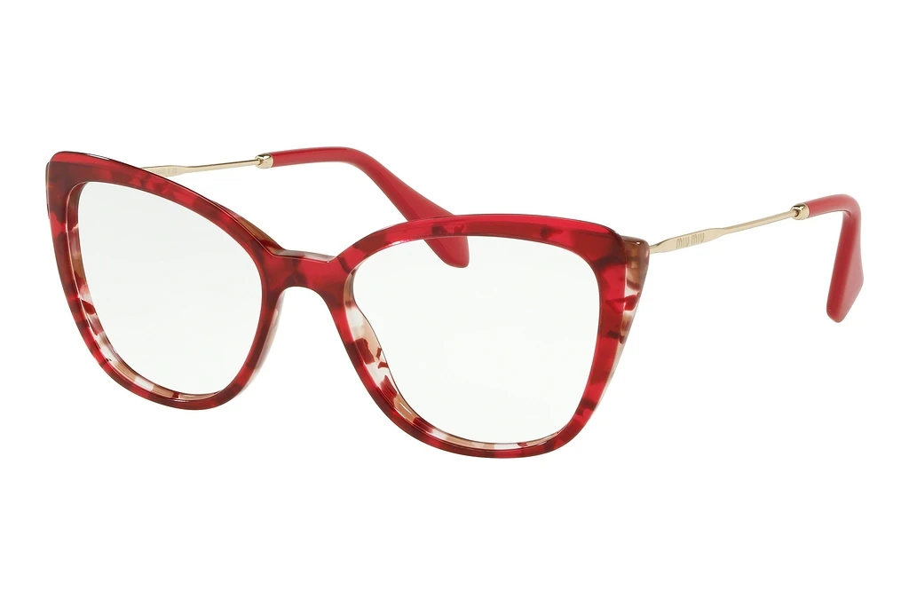 Miu Miu   MU 02QV 1101O1 Red Havana/Red Trasparent