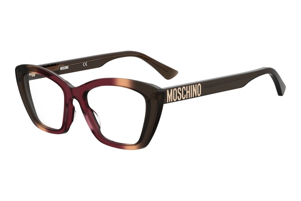 Moschino   MOS629 1S7 BURGUNDY BROWN