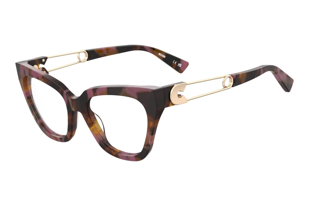 Moschino   MOS638 MFX HAVANA PLUM