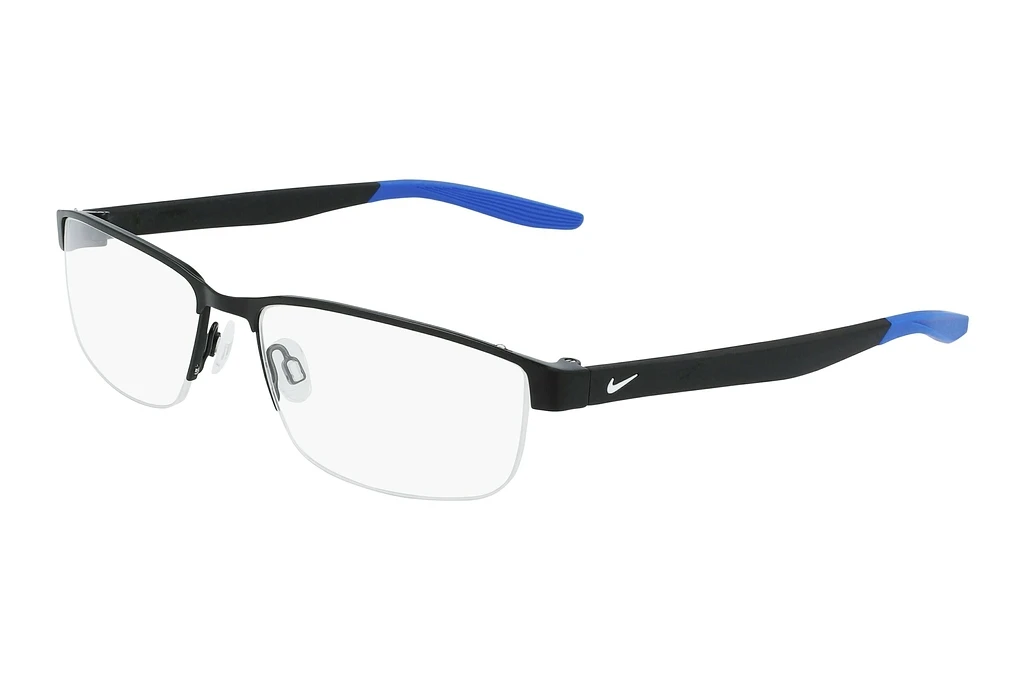 Nike   NIKE 8138 008 BLACK SATIN BLACK/RACER BLUE