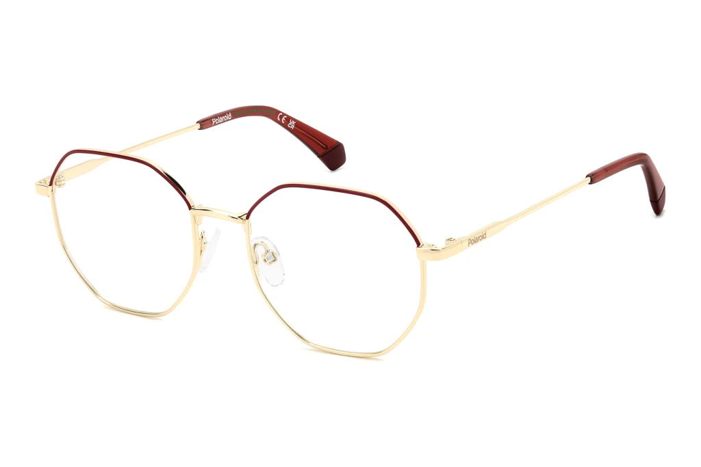 Polaroid   PLD D555 NOA GOLD BURGUNDY