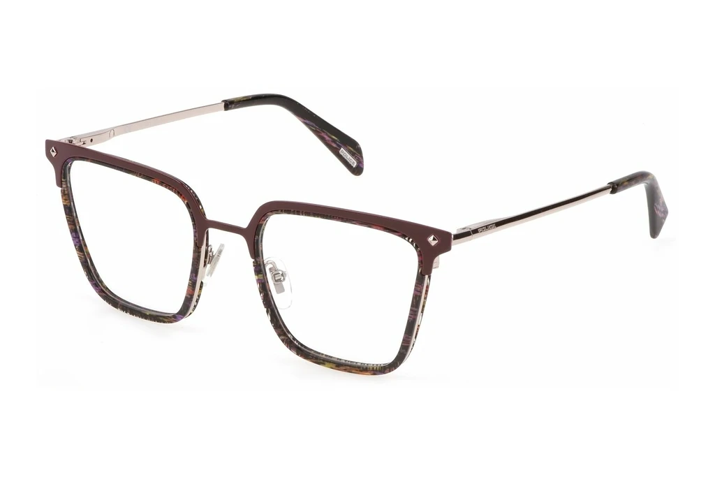 Police   VPLG25 0K99 SHINY RED GOLD W/BORDEAUX PARTS