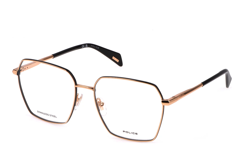 Police   VPLM06 0301 SH.ROSE GOLD W/BLACK PARTS