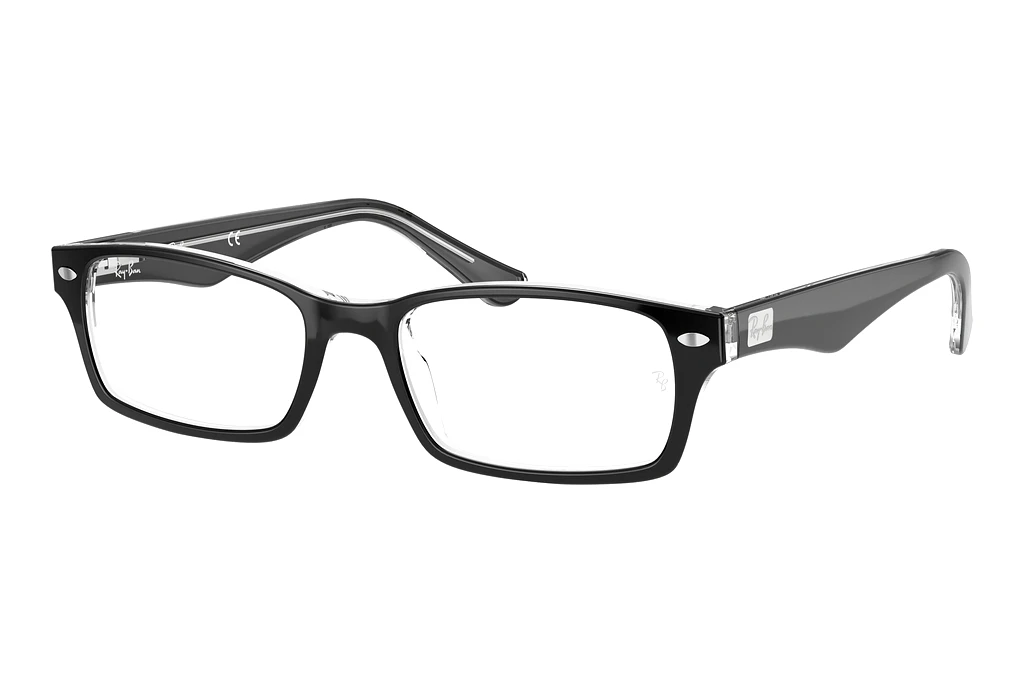 Ray-Ban   RX5206 2034 Black On Transparent