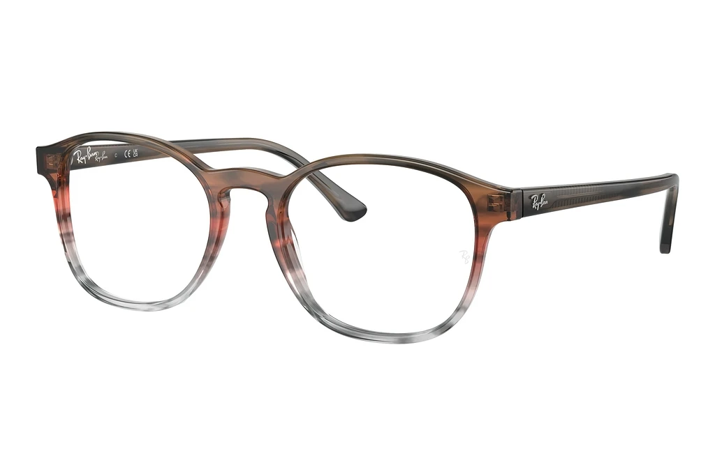 Ray-Ban   RX5417 8251 Striped Brown & Red