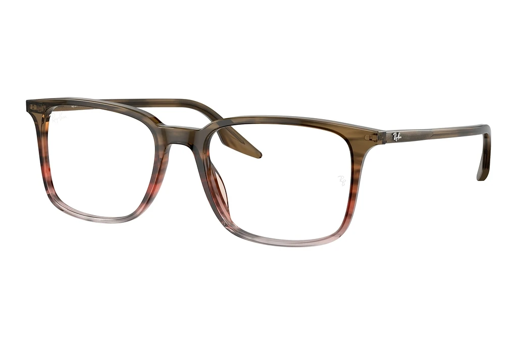 Ray-Ban   RX5421 8251 Striped Brown & Red