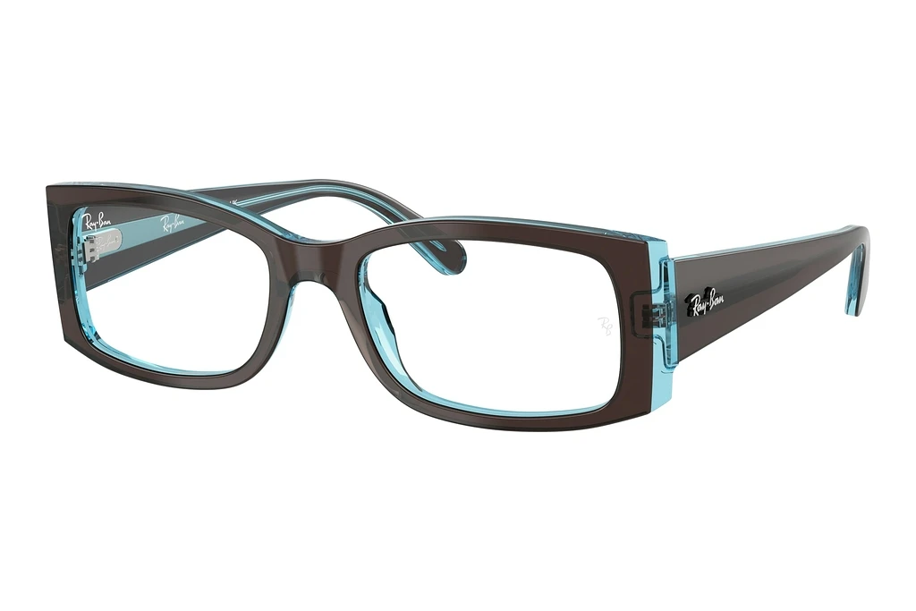 Ray-Ban   RX5434 8366 Brown On Transparent Blue