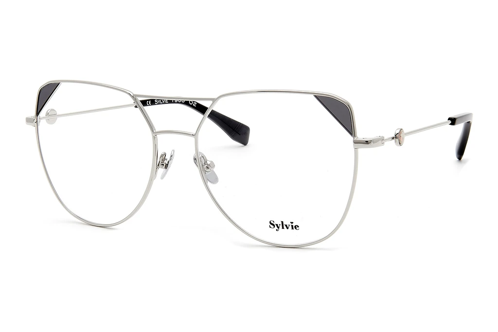 Sylvie Optics   1903 02 silver-black