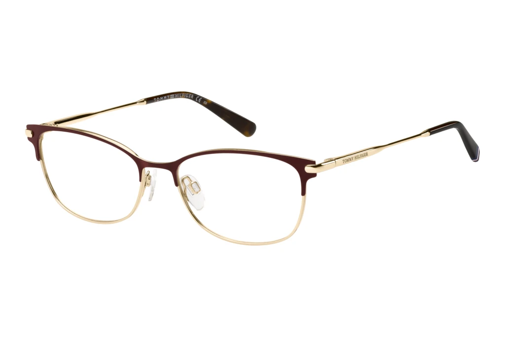 Tommy Hilfiger   TH 1958 E28 MATTE BURGUNDY GOLD