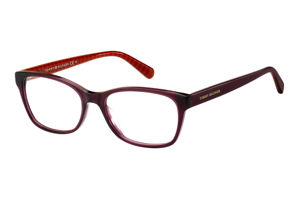 Tommy Hilfiger   TH 2008 WA6 BURGUNDY PATTERN RED