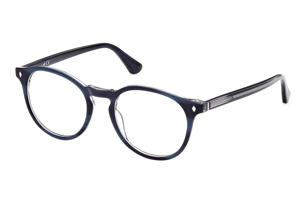 Web Eyewear   WE5387 092 Blau/Gestreift