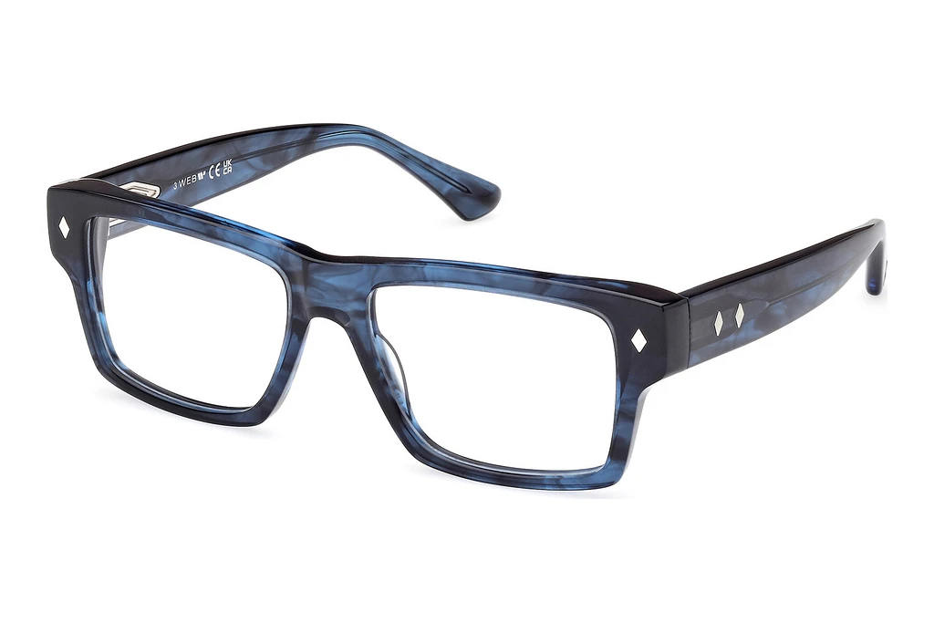 Web Eyewear   WE5415 092 Blau/Gestreift