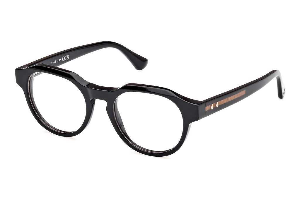 Web Eyewear   WE5421 001 Schwarz/Kristall