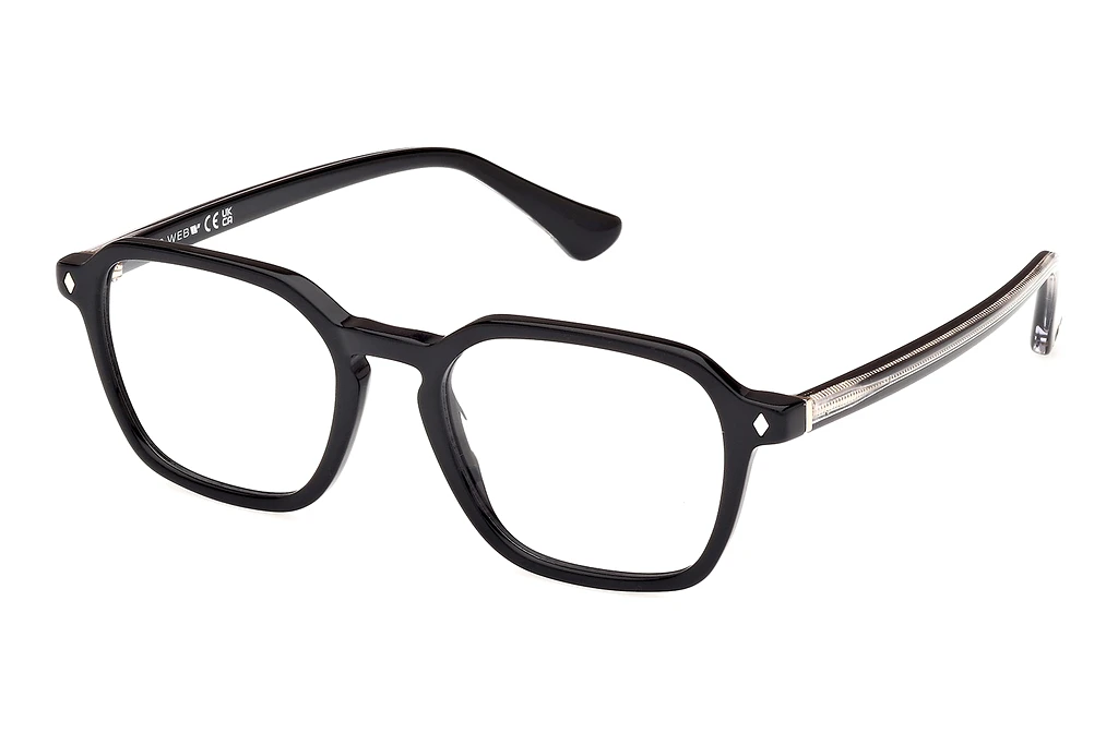 Web Eyewear   WE5428 001 Glänzend Schwarz