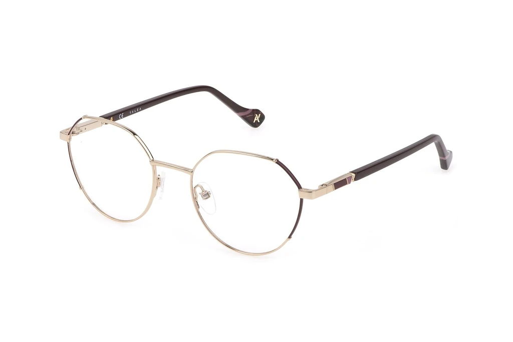 YALEA   VYA039 0307 SHINY ROSE GOLD WITH BORDEAUX PARTS