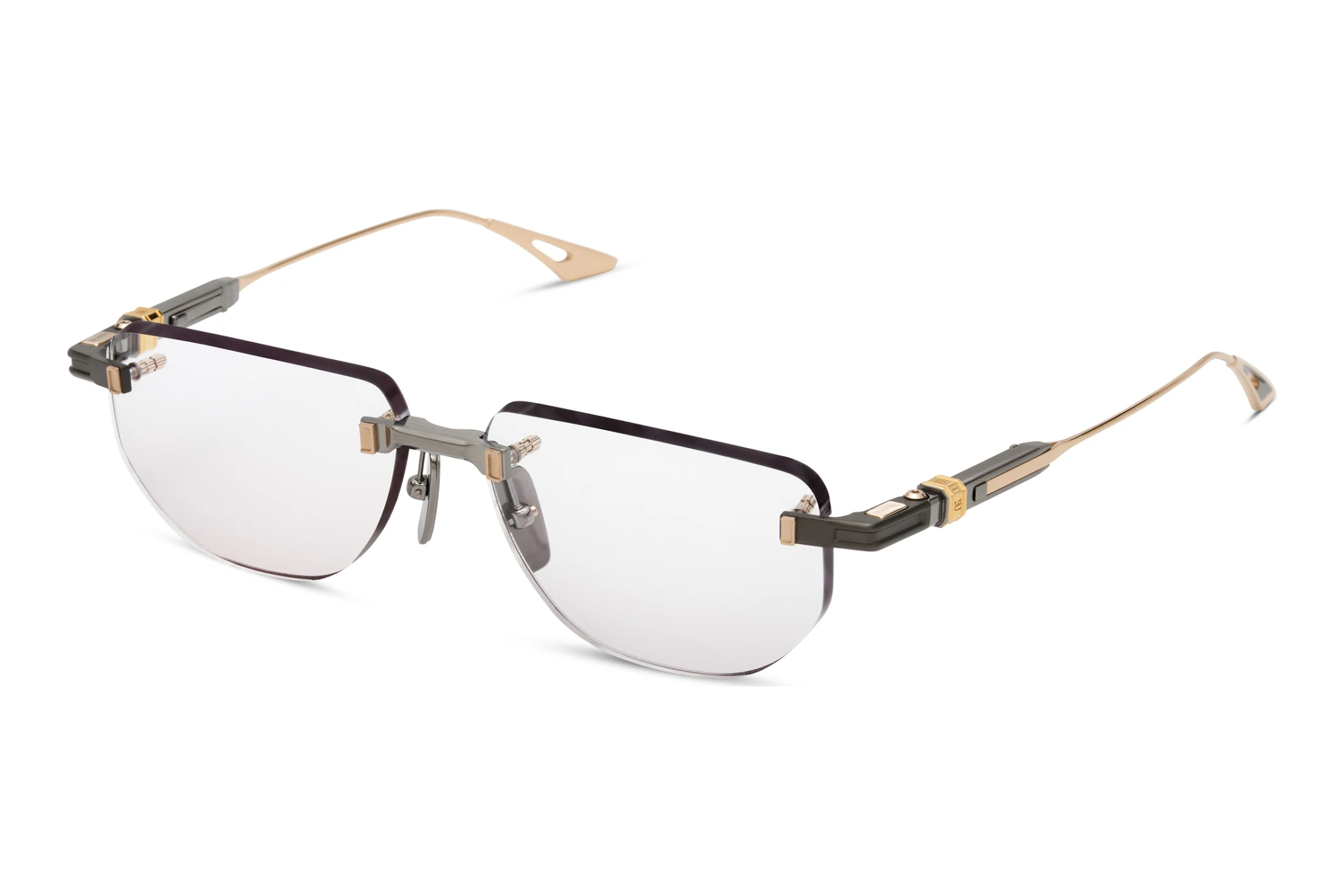 DITA-EPILUXURY   DEX-022 01A BRUSHED RAW TITANIUM - WHITE GOLD