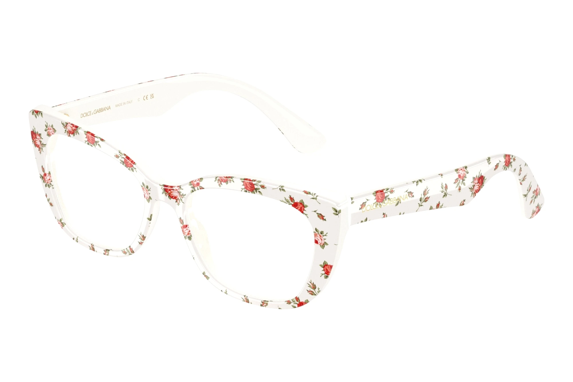 Dolce & Gabbana   DX3357 3487 Print White Roses