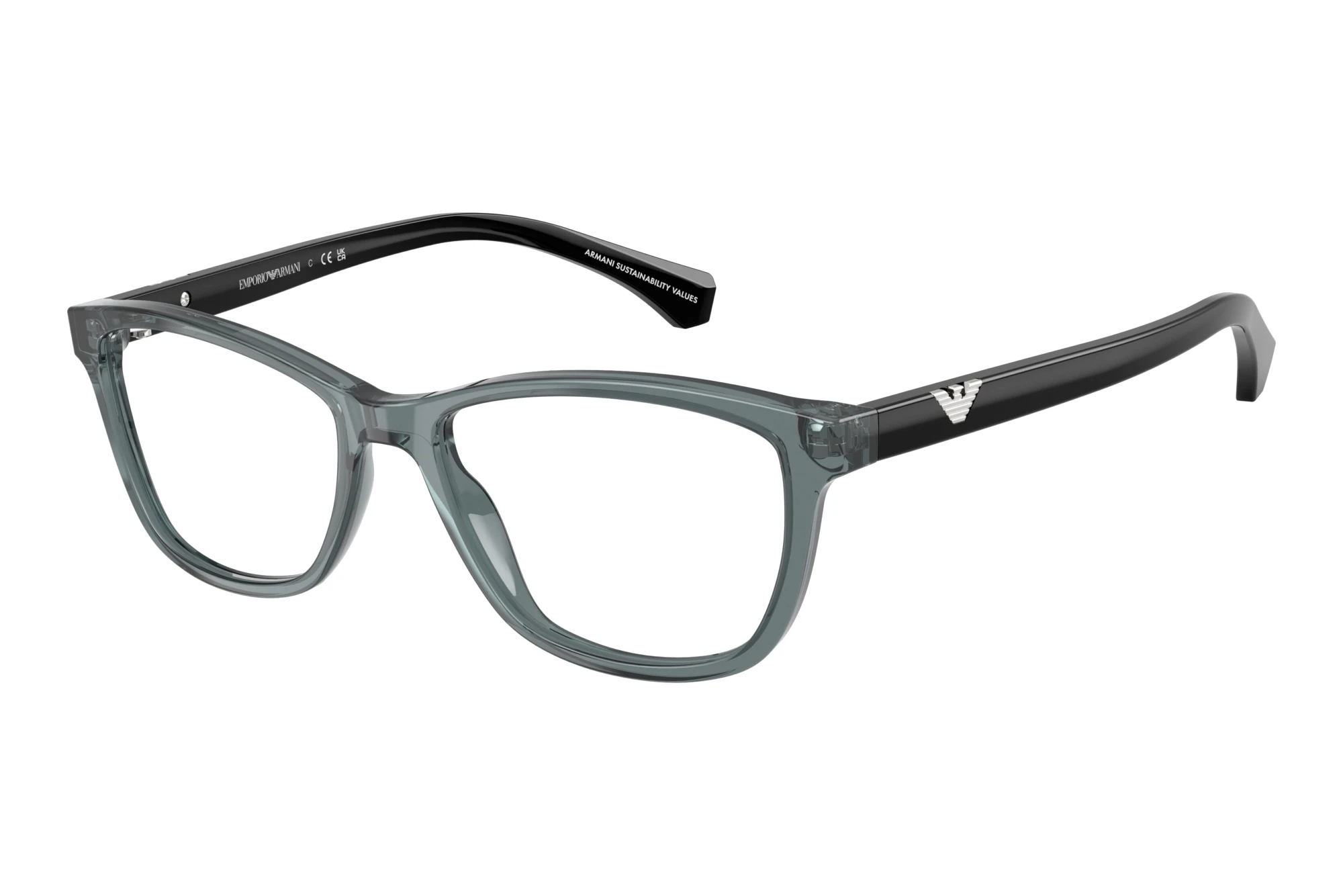 Emporio Armani   EA3099 6364 Shiny Transparent Grey