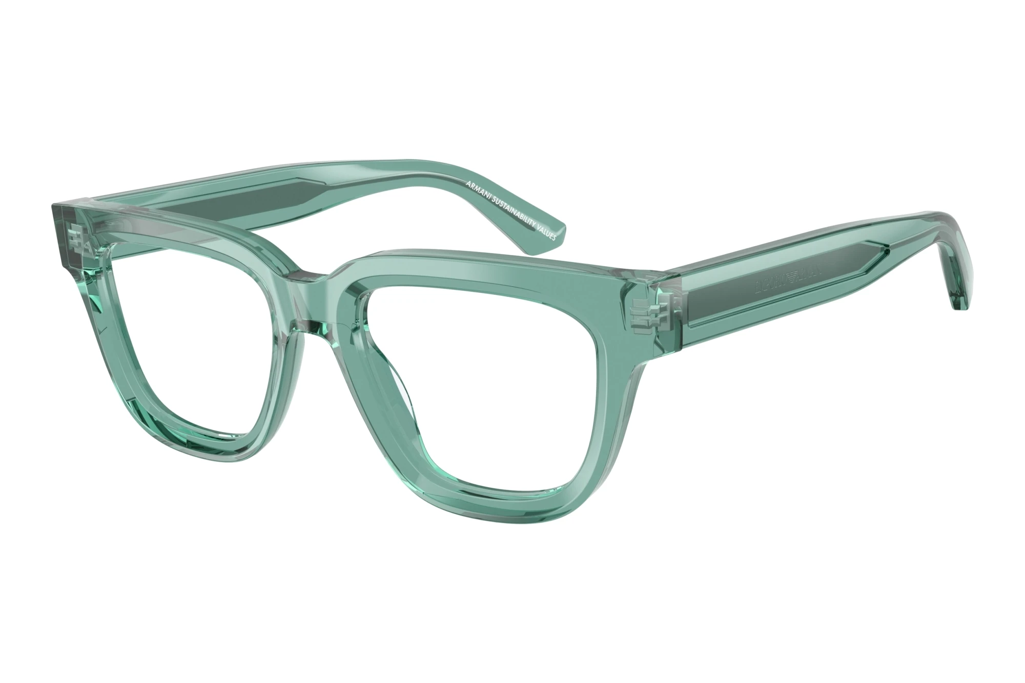 Emporio Armani   EA3281 6365 Shiny Transparent Green