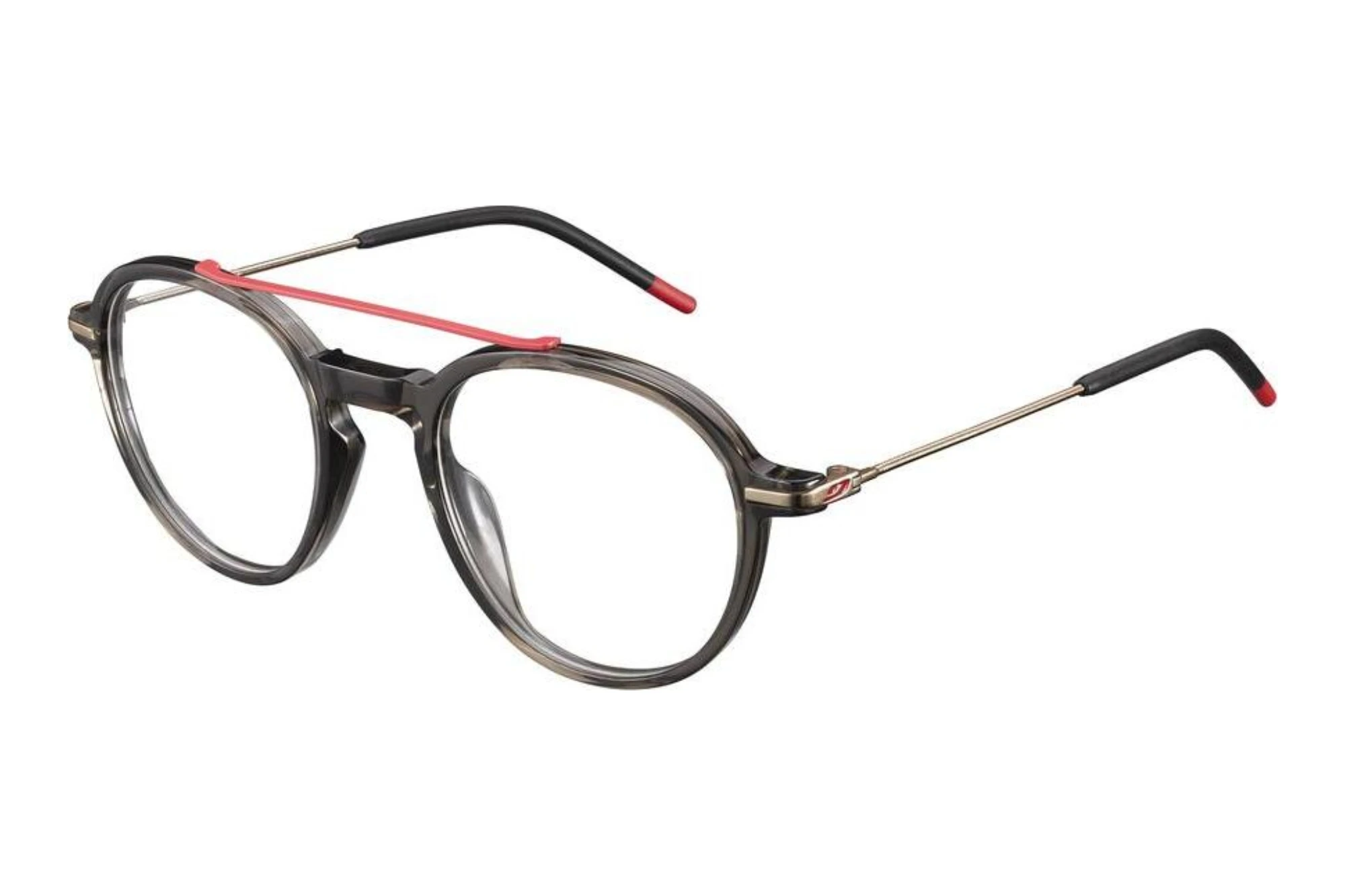 Julbo   GLACIER 52_JOP1418 Rauchgrau Durchscheinend / Schwarz / Rot