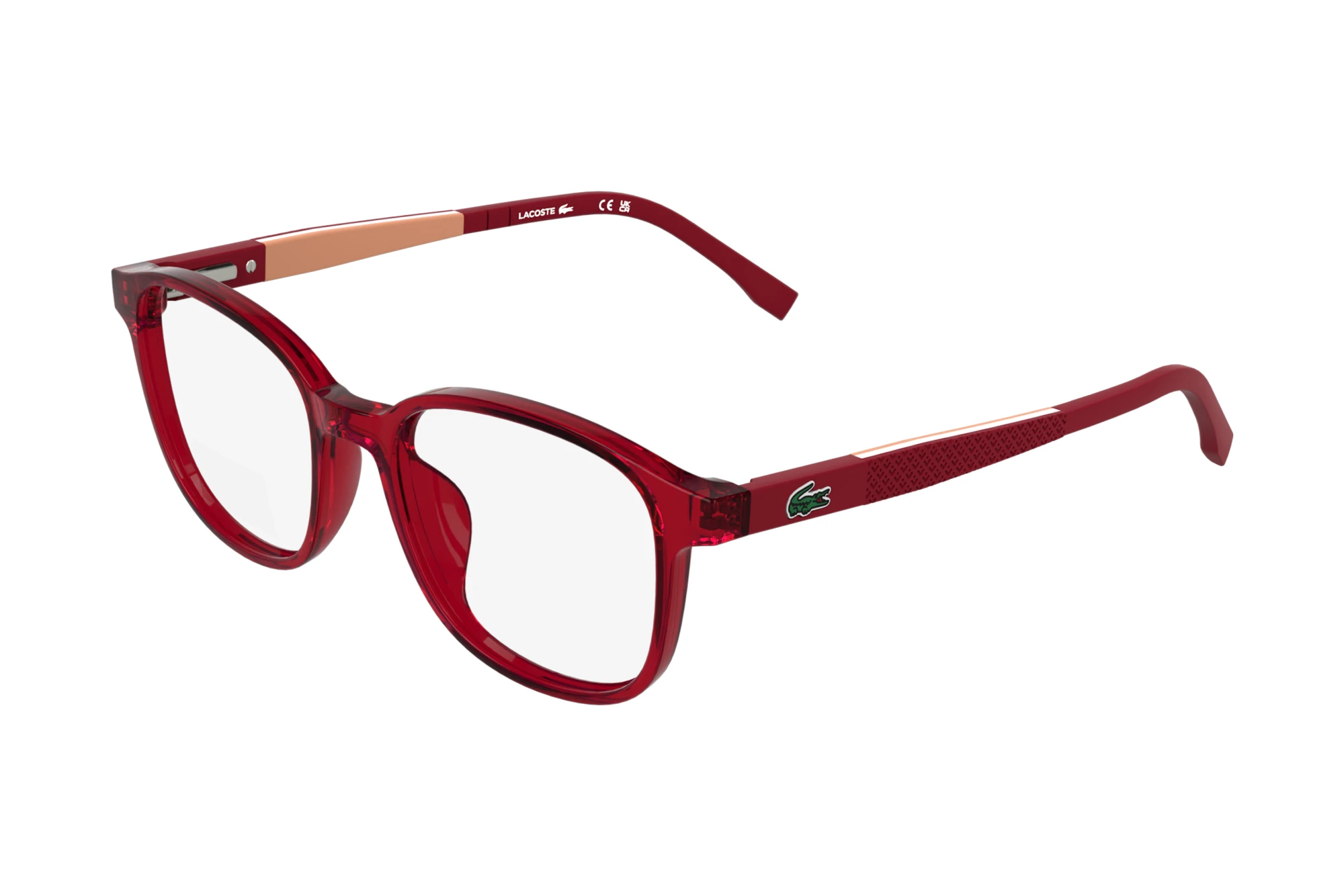 Lacoste   L3667 615 TRANSPARENT RED