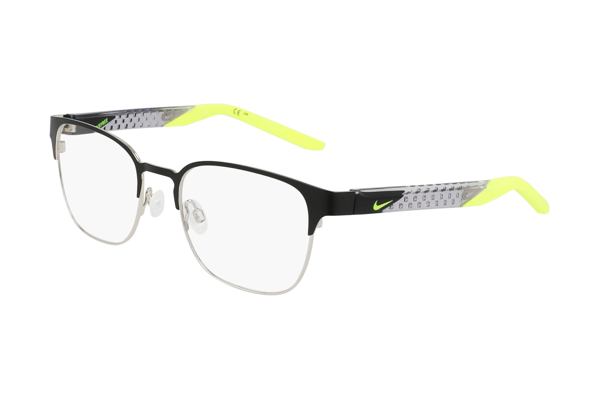 Nike   NIKE 8156 N 002 SATIN BLACK/SILVER