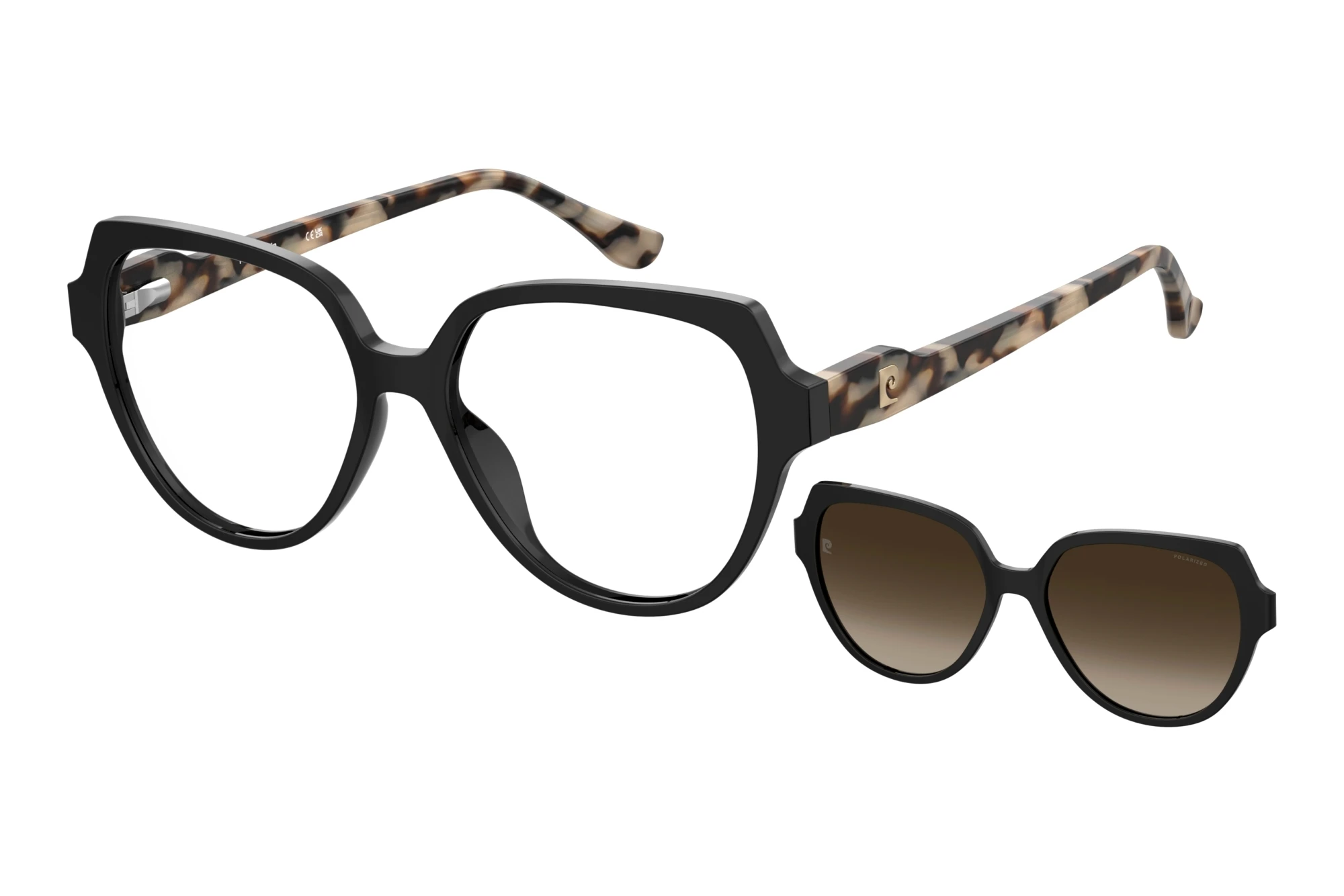 Pierre Cardin   P.C. 8556/C WR7 BLACK HAVANA