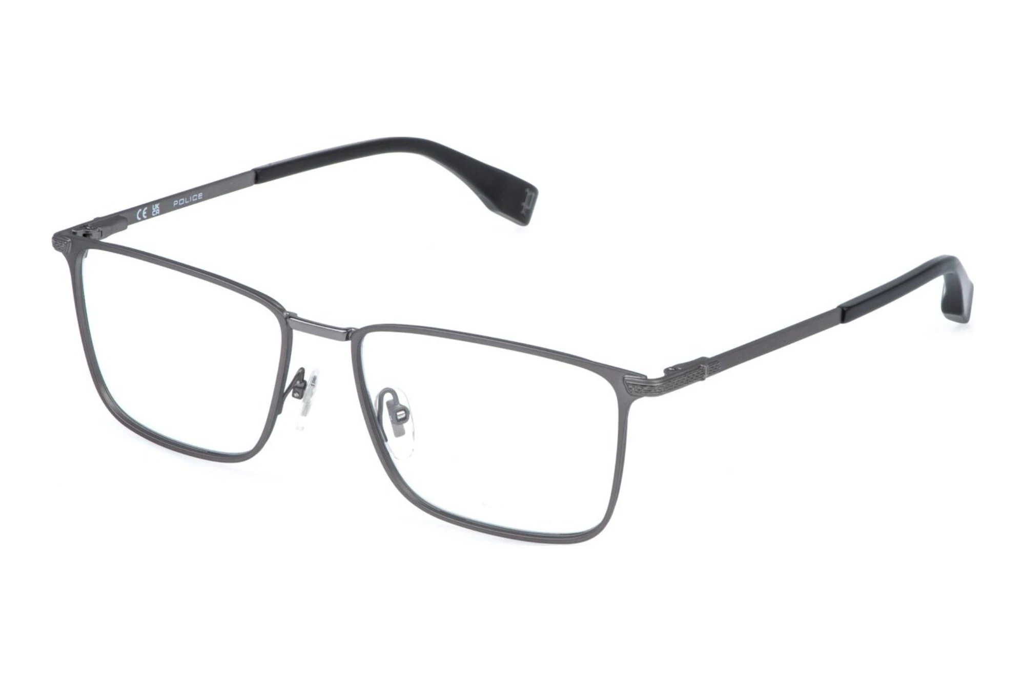 Police   VPLR64 0E56 TOTAL SHINY RUTHENIUM W/MATT/SANDBLASTED