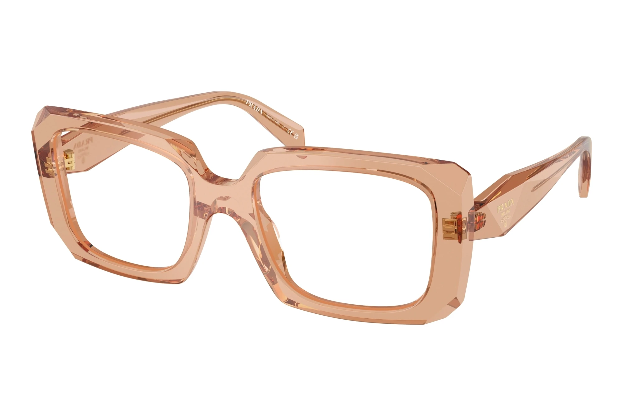 Prada   PR C09V 20H1O1 Transparent Chocolate