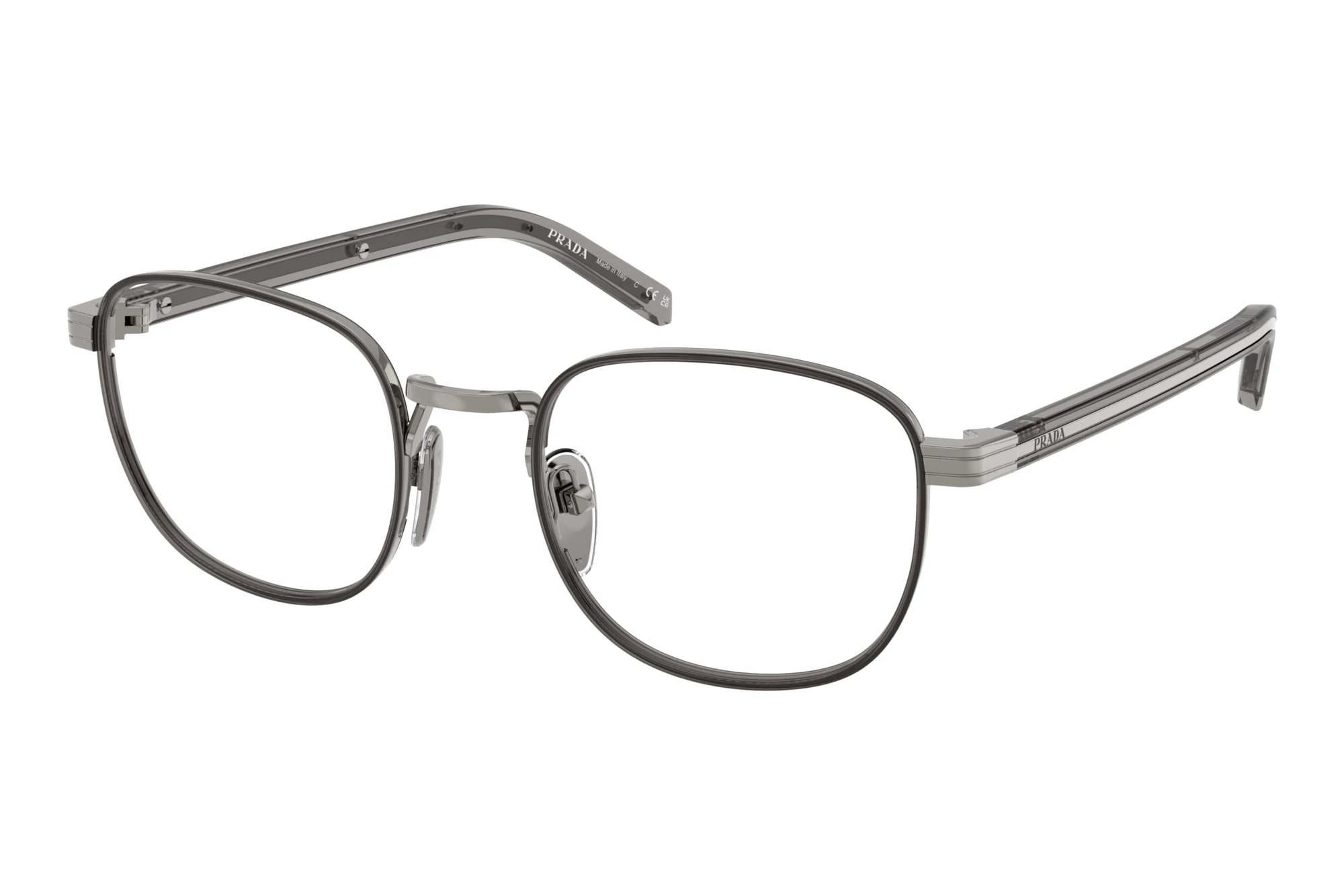 Prada   PR D50V 5AV1O1 Gunmetal/Transparent