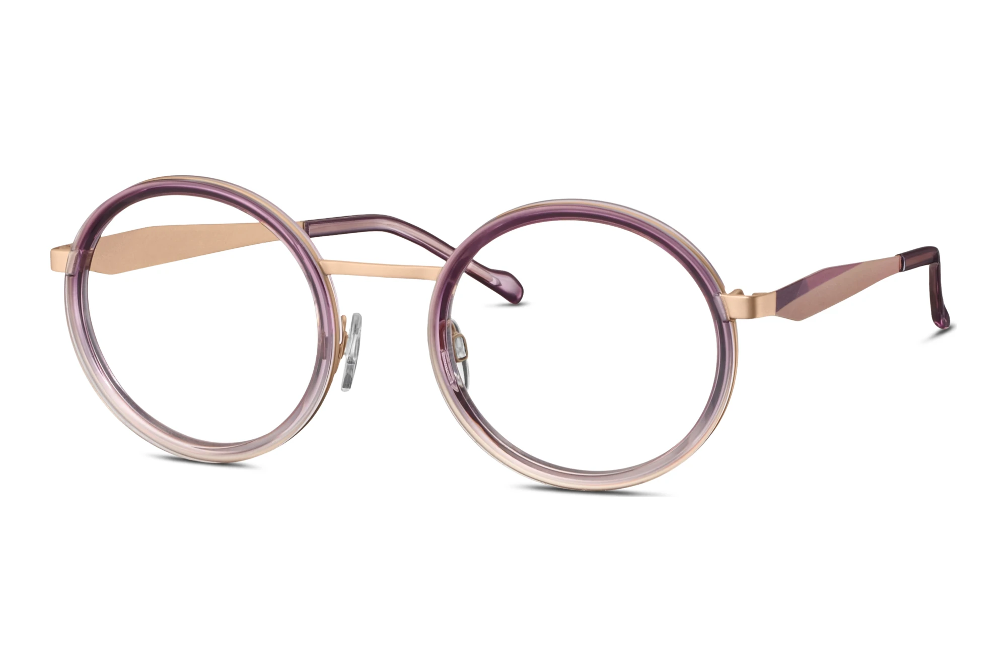 TITANFLEX   EBT 826054 25 roségold matt/cassis verlauf