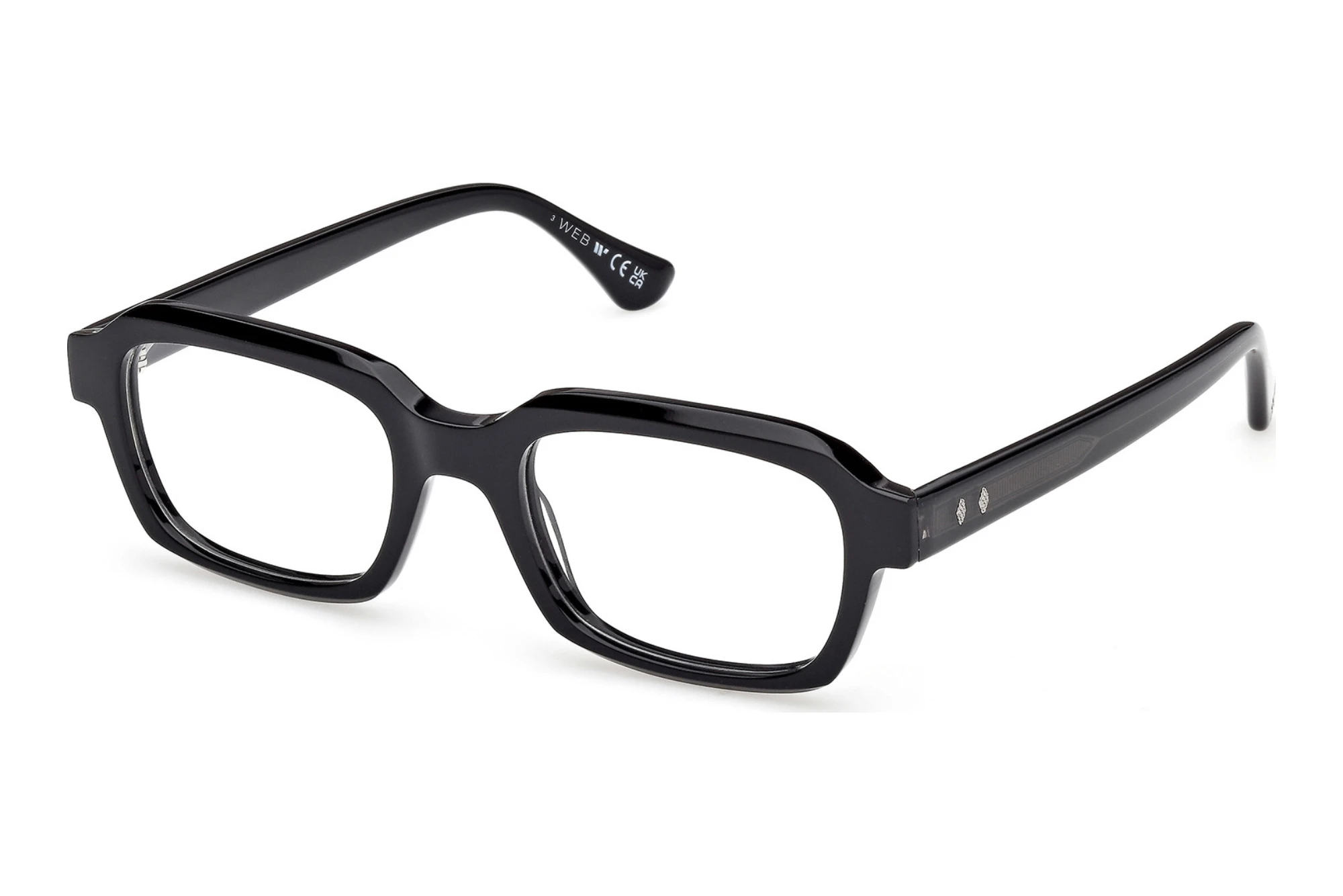 Web Eyewear   WE5466 001 Glänzend Schwarz