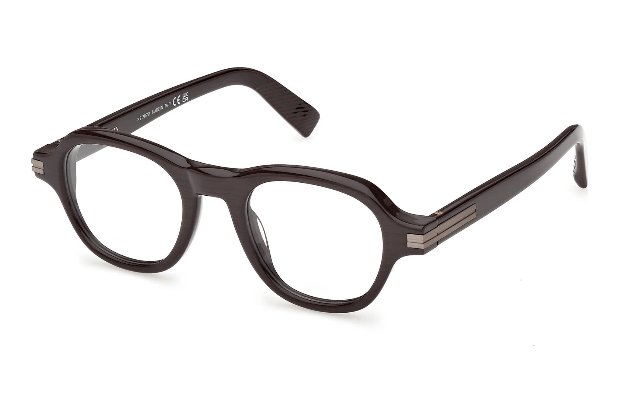 Zegna   EZ5341 050 Hellbraun /Gestreift