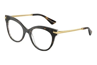 Dolce & Gabbana DG3392 3217 Havana On White Barrow