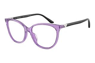 Emporio Armani EA3249U 6197 Shiny Transparent Violet