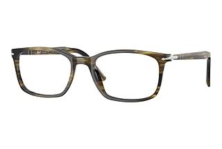 Persol PO3189V 1237 Striped Black & Olive Green