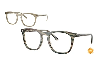 Ray-Ban RX2210V 8381 Photo Striped Grey