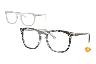 Ray-Ban RX2210V 8382 Photo Striped Light Blue