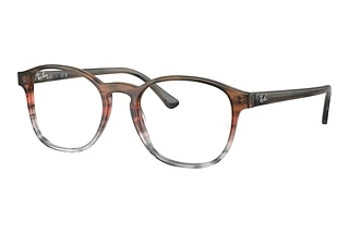 Ray-Ban RX5417 8251 Striped Brown & Red