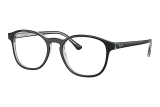 Ray-Ban RX5417 8367 Dark Grey On Transparent
