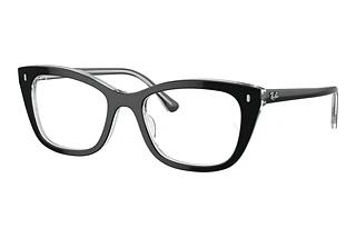 Ray-Ban RX5433 2034 Black On Transparent