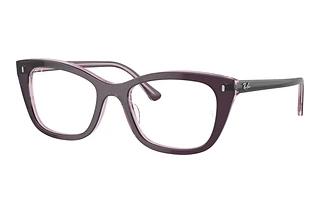 Ray-Ban RX5433 8364 Violet On Transparent Pink