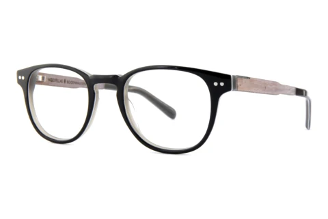 Brille Wood Fellas Bogenhausen Premium (10936 chalk oak/black white)
