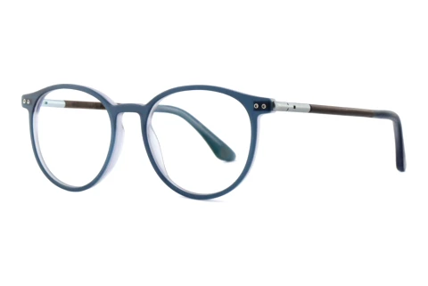 Brille Wood Fellas Point (11037 curled/blue)