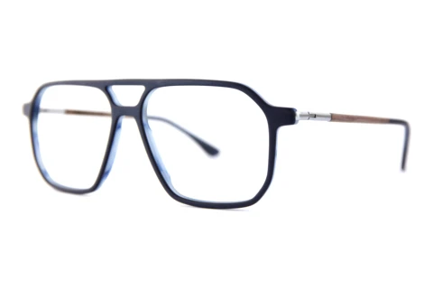 Brille Wood Fellas Blip (11041 curled/blue)